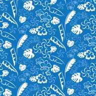 Hawaiian seamless pattern