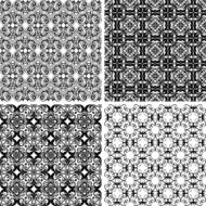 Four seamlessly repeating tile pattern