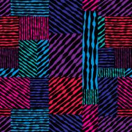 Hand drawn textures seamless pattern vector hand
