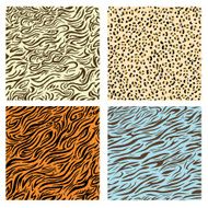 fashion animal seamless prints