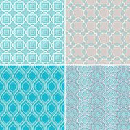Geometric seamless pattern N157