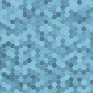 Steel Hexagon Pattern Square