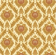 Seamless Vintage Wallpaper Pattern (vector &amp; jpeg) N2