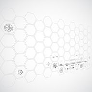 Abstract background with hexagonal shapes N2