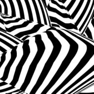 abstract black and white stripe pattern background N40