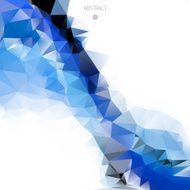 Vector geometric blue background N5