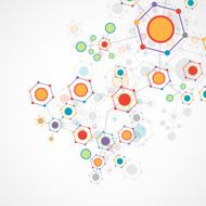 Color technology communication background N3