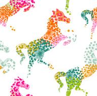 Horse seamless pattern N3