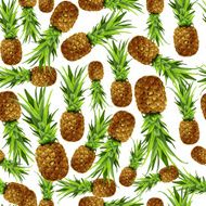Pineapple seamless pattern N5