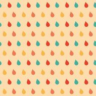 Colourful drops seamless pattern
