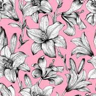 Seamless vector floral pattern N28
