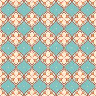turquoise and beige pattern