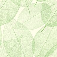 Seamless green leaves pattern N3