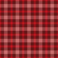 Red scottish seamless pattern