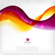 Abstract transparent wave background N13