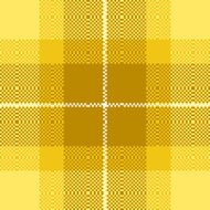 Yellow scottish seamless pattern