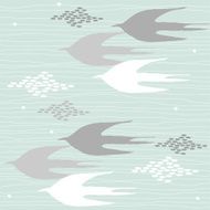 flying swallows