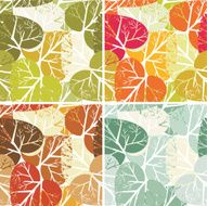 Four-season leaves pattern