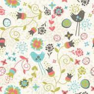 floral seamless pattern N389