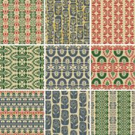 abstract floral pattern N51