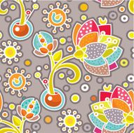 seamless flower pattern N35