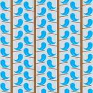 Seamless Birds Wallpaper Pattern