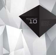 Abstract polygonal design geometric background