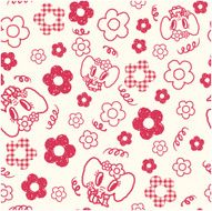 Elephant and flowers N2