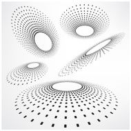 Abstract Halftone Background halftone circle shape