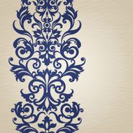 Vector seamless border in Victorian style N16