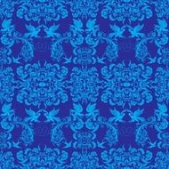Birds and Flowers Wallpaper - Seamless