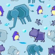 Seamless background - Animals