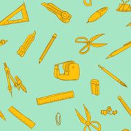 Seamless background - Stationery