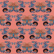 Seamless Chinese Floral