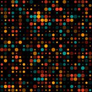Orange Circle Variation Pattern