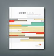 Cover Report wall abstract background design