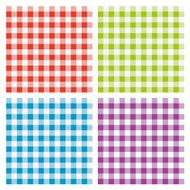 vector set of picnic cooking tablecloth