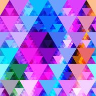 pattern of geometric shapes Triangle mosaic backdrop