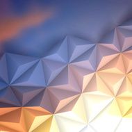 Abstract Polygonal background for Design - Low Poly Geometric Vector N12