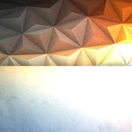 Abstract Polygonal background for Design - Low Poly Geometric Vector N15