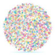 Color Circle Abstract Network Pattern