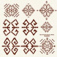 Set of orient pattern elements N2