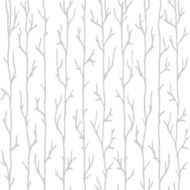 Ink drawing background with branches without leaves