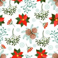 seamless Christmas patterns set