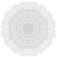 Round ethnic pattern