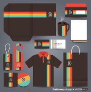 Stationery design set in vector format N2