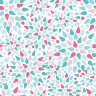 abstract colorful drops seamless pattern background