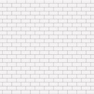 Vector modern seamless white brick background
