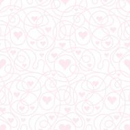 Vector seamless background heart shape N13