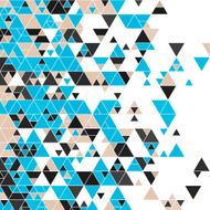 River Triangle Design Background Square